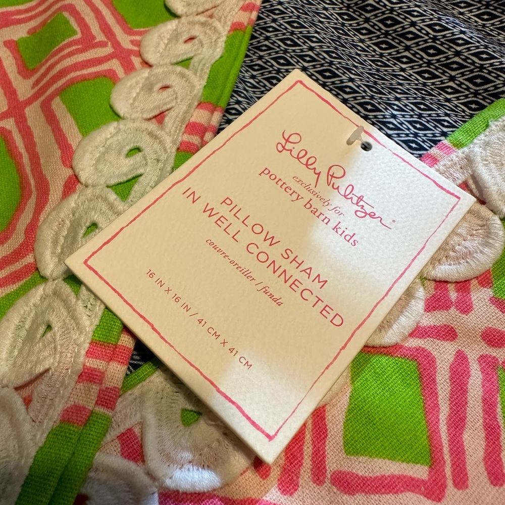 Lilly Pulitzer Pillow well Connected Sham Set